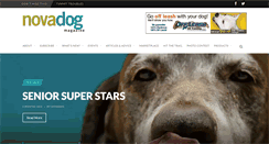 Desktop Screenshot of novadogmagazine.com