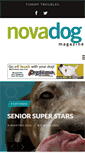 Mobile Screenshot of novadogmagazine.com